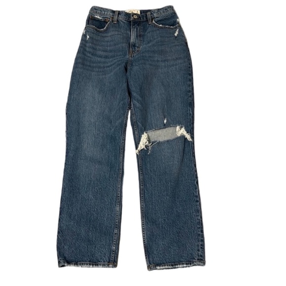 Abercrombie the 90’s straight ultra high rise jeans - Picture 1 of 3